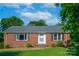 Classic brick ranch home with black shutters, green lawn, and mature trees at 1617 Madison St, Rock Hill, SC 29732