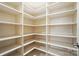 Well-organized pantry featuring multiple shelves for storing food, kitchen appliances, and various household items at 3029 Marchers Trace Dr, Charlotte, NC 28227
