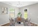 Cozy dining area featuring a round table, comfortable chairs, and stylish lighting at 329 Brannon Meadows Dr, York, SC 29745