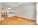 Bright living room featuring hardwood floors and an open floor plan at 349 Valley Brook Se Ln, Concord, NC 28025