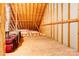 Unfinished attic space ideal for storage or future home improvement projects at 3874 Willow Grove Ln, Concord, NC 28025