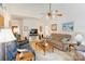 Spacious living room featuring comfortable seating and a ceiling fan at 3874 Willow Grove Ln, Concord, NC 28025
