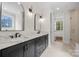 Elegant bathroom features double vanity, marble countertops, and modern fixtures at 537 Riddle Mill Rd, Clover, SC 29710