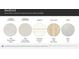 A snapshot of the Bedford home's luxurious countertop, cabinetry, and flooring selections with detailed material options at 6346 Fairfax Ct, Maiden, NC 28650