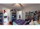 View of organized bedroom with hardwood floors, and lots of wall storage at 725 Chelton Ln, Fort Mill, SC 29715