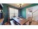 Charming dining area featuring a window, stylish curtains and a view of the staircase at 725 Chelton Ln, Fort Mill, SC 29715