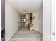 Welcoming entryway with light wood-look floors and staircase at 7518 Turley Ridge Ln, Charlotte, NC 28273