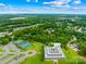 Drone image offering a birds-eye perspective of the community with amenities and residences at 921 Summerlake Dr, Fort Mill, SC 29715