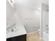 Clean bathroom features tile floors, a bath tub, and large mirror at 921 Summerlake Dr, Fort Mill, SC 29715