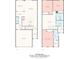 Detailed floor plan showcasing the layout, dimensions, and room sizes of the home at 921 Summerlake Dr, Fort Mill, SC 29715