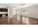 Bright living area featuring hardwood floors, neutral paint, and natural light at 921 Summerlake Dr, Fort Mill, SC 29715