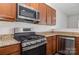 Close up of the stainless steel oven and microwave at 9416 Cotton Gum Rd, Charlotte, NC 28227