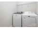 Convenient laundry area with washer and dryer at 9416 Cotton Gum Rd, Charlotte, NC 28227