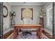 Inviting home office with hardwood floors, designer touches, and natural light at 109 Trent Pines Dr, Mooresville, NC 28117