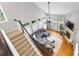 Bright open living room featuring large windows, hardwood floors, and a fireplace at 126 Blandina Ct, Fort Mill, SC 29708