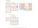 Floor plan showcasing layout of house with kitchen, living room, bedrooms and basement at 130 Nims Spring Dr, Fort Mill, SC 29715