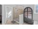 Modern bathroom with a glass-enclosed shower and stylish cabinet, offering a spa-like experience at 1335 Bryson Gap Dr, Fort Mill, SC 29715