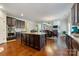 Spacious kitchen with a center island and granite countertops at 13519 Crystal Springs Dr # 148, Huntersville, NC 28078