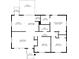Detailed floor plan layout showcasing dimensions of rooms and overall home design at 1426 Larkfield Ln, Charlotte, NC 28210
