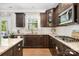 Gourmet kitchen with granite countertops, stainless steel appliances, and plenty of cabinet space at 183 Canoe Pole Ln, Mooresville, NC 28117