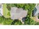 Bird's eye view showcases the roof and surrounding greenery at 2001 Enderbury Dr, Indian Trail, NC 28079