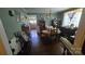 Dining area with hardwood floors, classic furnishings, and ample natural light for pleasant meals at 3418 York Hwy, Gastonia, NC 28052