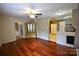 Cozy living room featuring hardwood floors and neutral decor at 416 E Union St, Marshville, NC 28103