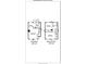 Detailed floor plan showcasing two floors with kitchen, living room, bedrooms and porch at 504 Wakefield Dr # A, Charlotte, NC 28209