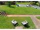 Inviting front yard with lush lawn and charming patio furniture, perfect for relaxing outdoors at 504 Wakefield Dr # A, Charlotte, NC 28209