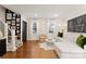 Inviting living room with stylish accents, hardwood floors, and natural light at 504 Wakefield Dr # A, Charlotte, NC 28209