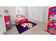 Cute bedroom with vibrant furnishings and decor, creating a fun, inviting atmosphere at 9025 Henry Thoreau Rd, Charlotte, NC 28214