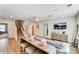 Spacious living room featuring a projector screen, modern furniture, and stylish decor for relaxation and entertainment at 111 Summerhill Dr # 2, Mooresville, NC 28115