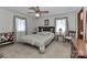 Cozy bedroom features a decorative headboard and comfortable furnishings, creating a relaxing atmosphere at 116 Deer Trail Rd, Statesville, NC 28677