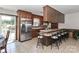 Kitchen with long breakfast bar perfect for entertaining at 116 Deer Trail Rd, Statesville, NC 28677