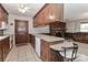 Open floor plan from kitchen into living room with fireplace at 116 Deer Trail Rd, Statesville, NC 28677