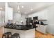 Updated kitchen includes granite counters, stainless appliances, and breakfast bar seating at 11624 Crossroads Pl, Concord, NC 28025