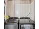 Laundry room with modern washer and dryer units at 1420 11Th Street Nw Dr # 15, Hickory, NC 28601