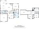 Detailed floor plan illustrating layout and dimensions of the property at 16402 Doves Canyon Ln, Charlotte, NC 28278