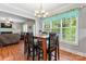 Charming dining room adjacent to the living room with lots of natural light at 1701 Whitney Ln, Salisbury, NC 28146