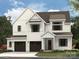 New construction white two-story home boasting a two car garage, and lovely landscaping at 2008 Thatcher Way, Fort Mill, SC 29715