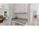 Office nook with granite countertops and lots of storage space at 2012 Killarney Pl, Charlotte, NC 28262
