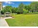Lush backyard with patio, gazebo and garden, creating a private and peaceful outdoor space at 2026 Rosewater Ln, Indian Trail, NC 28079