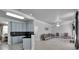 Open floor plan with view to a kitchen, living room with chandeliers and a view to dining room at 2026 Rosewater Ln, Indian Trail, NC 28079