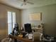 Bright office space with a ceiling fan and natural light at 217 Rock Creek Dr, Lincolnton, NC 28092