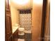 Cozy bathroom featuring a shower-tub combo with patterned shower curtain at 220 Singing Pine Dr, Clover, SC 29710