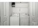Laundry room featuring side-by-side washer and dryer at 2239 Blue Hampton Ln, Charlotte, NC 28213
