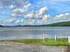 A serene lake view with a treeline visible in the distance at 29 Willow St, Badin, NC 28009