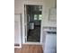 View from laundry room to kitchen at 29 Willow St, Badin, NC 28009
