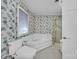 Bathroom features a jacuzzi tub and a shower at 327 Saint Andrews Rd, Statesville, NC 28625