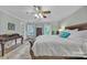 Bright bedroom with hardwood floors, stylish furnishings, and natural light at 327 Saint Andrews Rd, Statesville, NC 28625